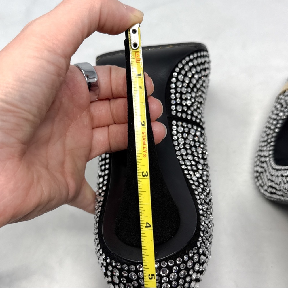 Giuseppe Zanotti Ester 110 Swarovski Crystal Embellished Pointed Toe Pump Heels - Picture 15 of 16
